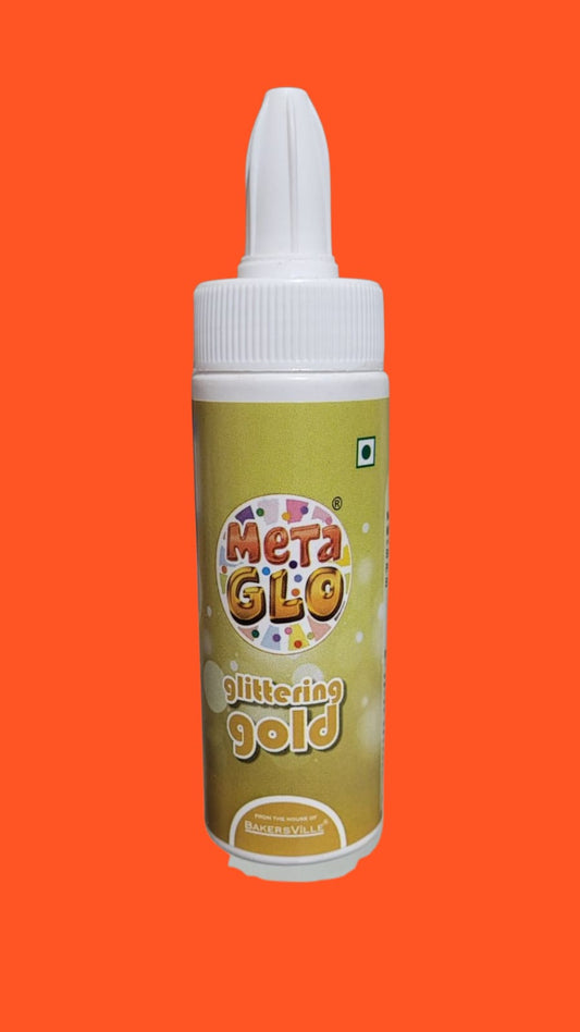 Meta Glo Glittering Gold Drip