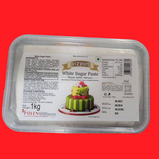Vizyon White Sugar Paste